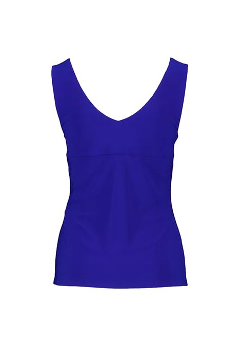Canotta Joseph Ribkoff donna 201546S25 Blu aderente tinta unita scollo a v JOSEPH RIBKOFF | Canotte | 201546S252922